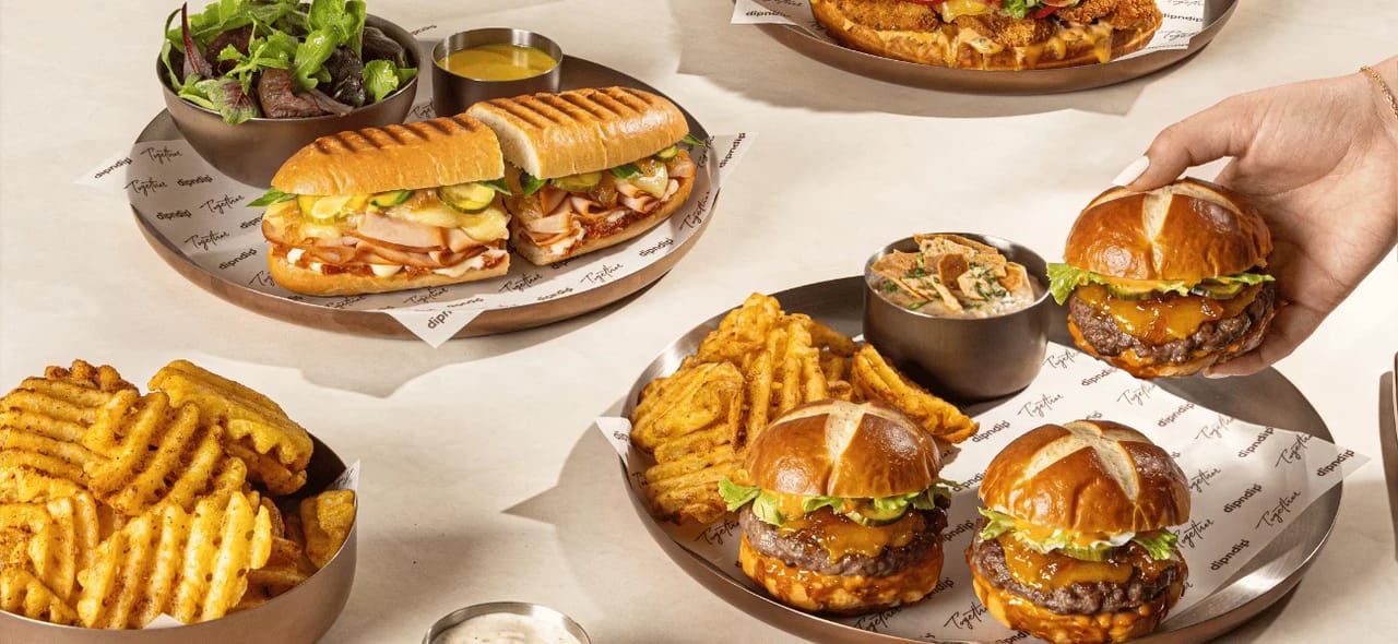 Sliders and brioche sandwiches